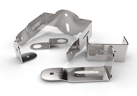 Parties d'aluminium imprimées Fabrication de tôles métalliques sur mesure de précision Components d'estampage Services