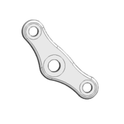 Titane Grade 5 / 6AL-4V9 bascule réglable de la feuille principale pour la rugosité de surface 0,4um Ra