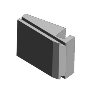 Pinza 005 E1 avec méthode d'usinage CNC et 88.0x56.0x39.0 mm