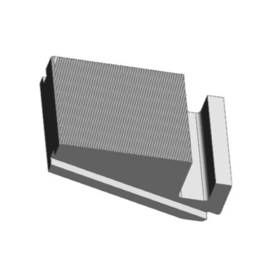Pinza 005 E1 avec méthode d'usinage CNC et 88.0x56.0x39.0 mm