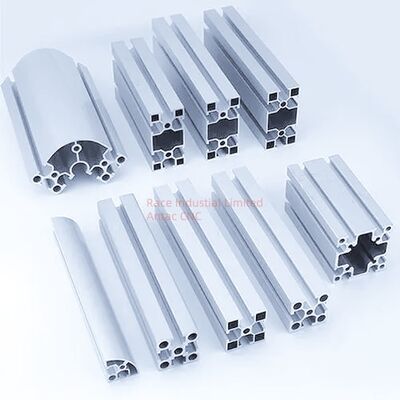 Profilés d'extrusion d'aluminium à finition sablée avec taille personnalisée et échantillons gratuits pour usage architectural et industriel