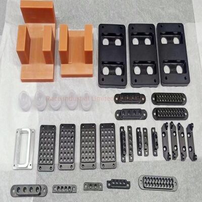 Parties d'usinage CNC de précision Ra0.2 Ra3.2 Rugosité de surface Composants personnalisés anodisés