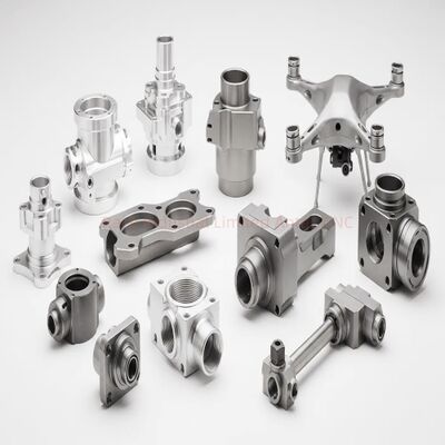 Pièces d'usinage CNC de précision avec une rugosité de surface de 0,03 et une surface anodisée en tailles personnalisées