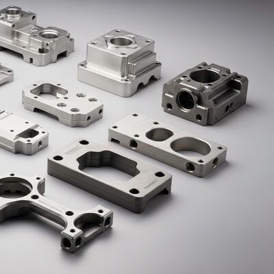 Dureté selon le matériau pièces d'usinage CNC en alliage d'aluminium Numéro de série FLC-1 pièces métalliques de précision pour équipement d'automatisation